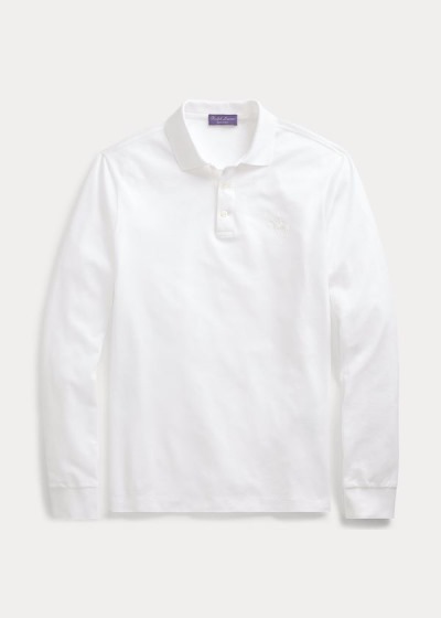 Men's Ralph Lauren Custom Fit PiquÃ© Polo Shirts | 531086EGN